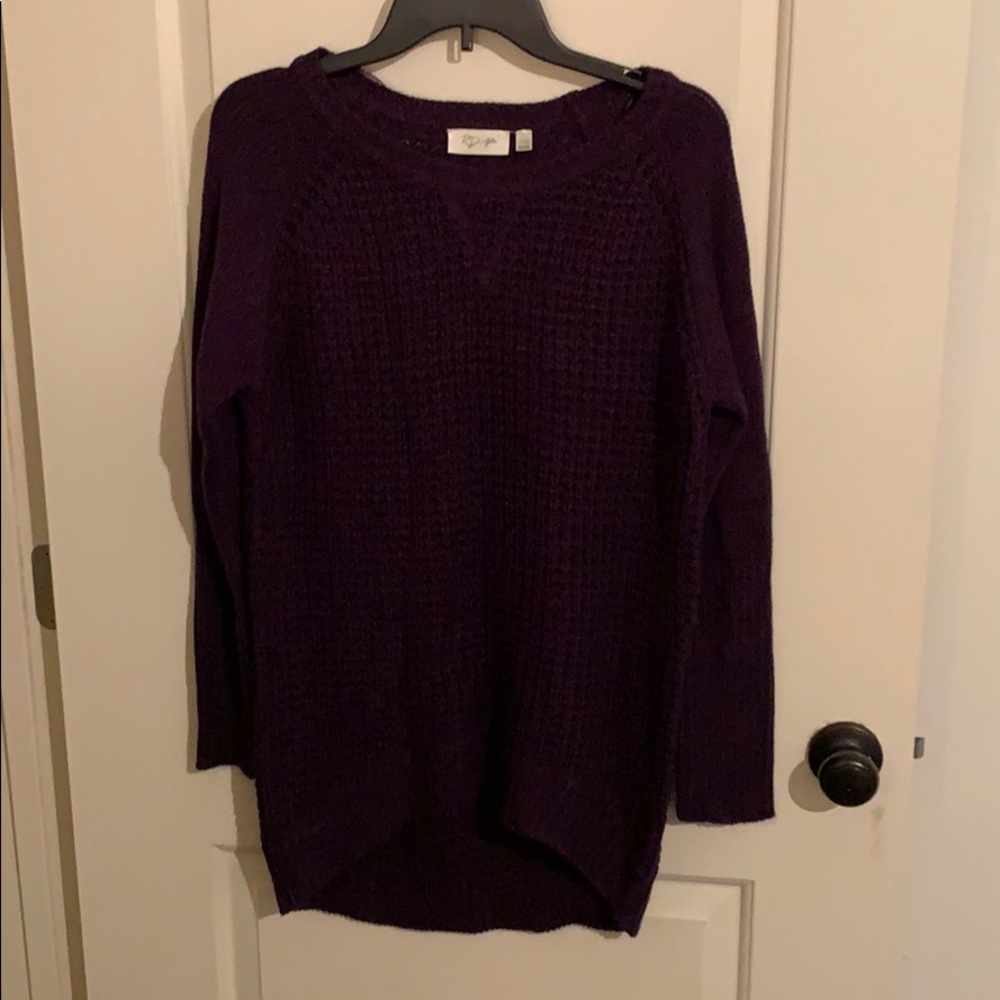 Hi low sweater